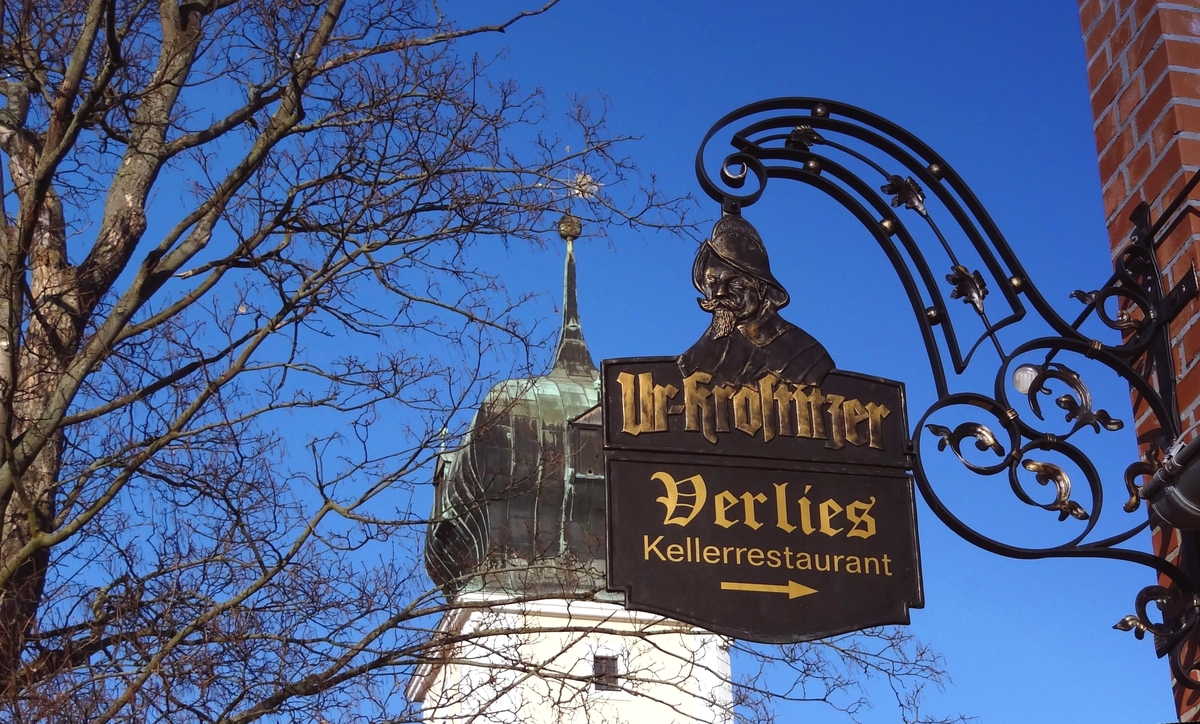 Delitzsch lag heute im Sonnenschein....