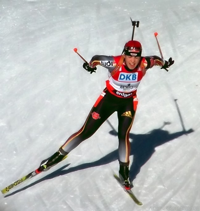 Magdalena Neuner WM Gold