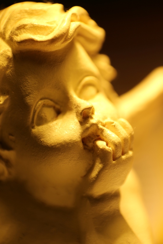 wartender oder träumender Engel?