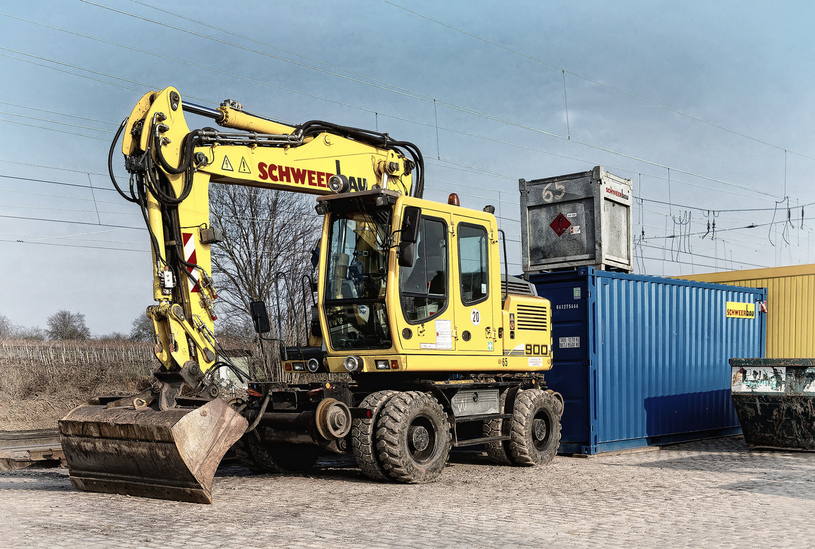 Baustelle am Bahnhof Oestrich-Winkel