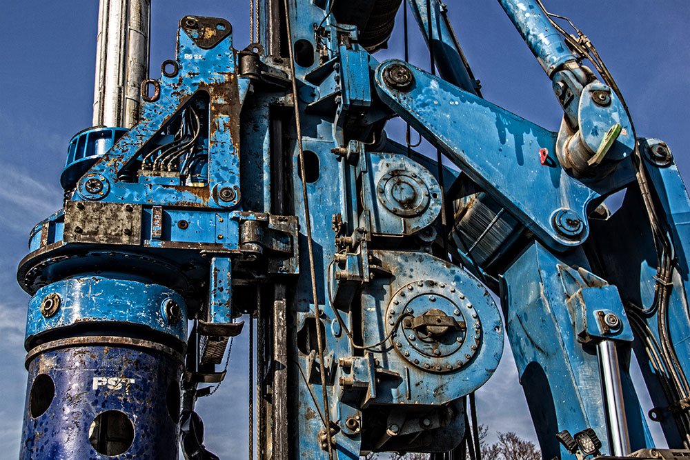 Baumaschine (Detail)