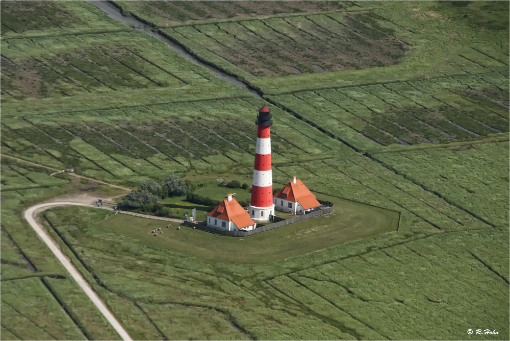 Der Leuchturm Westerheversand
