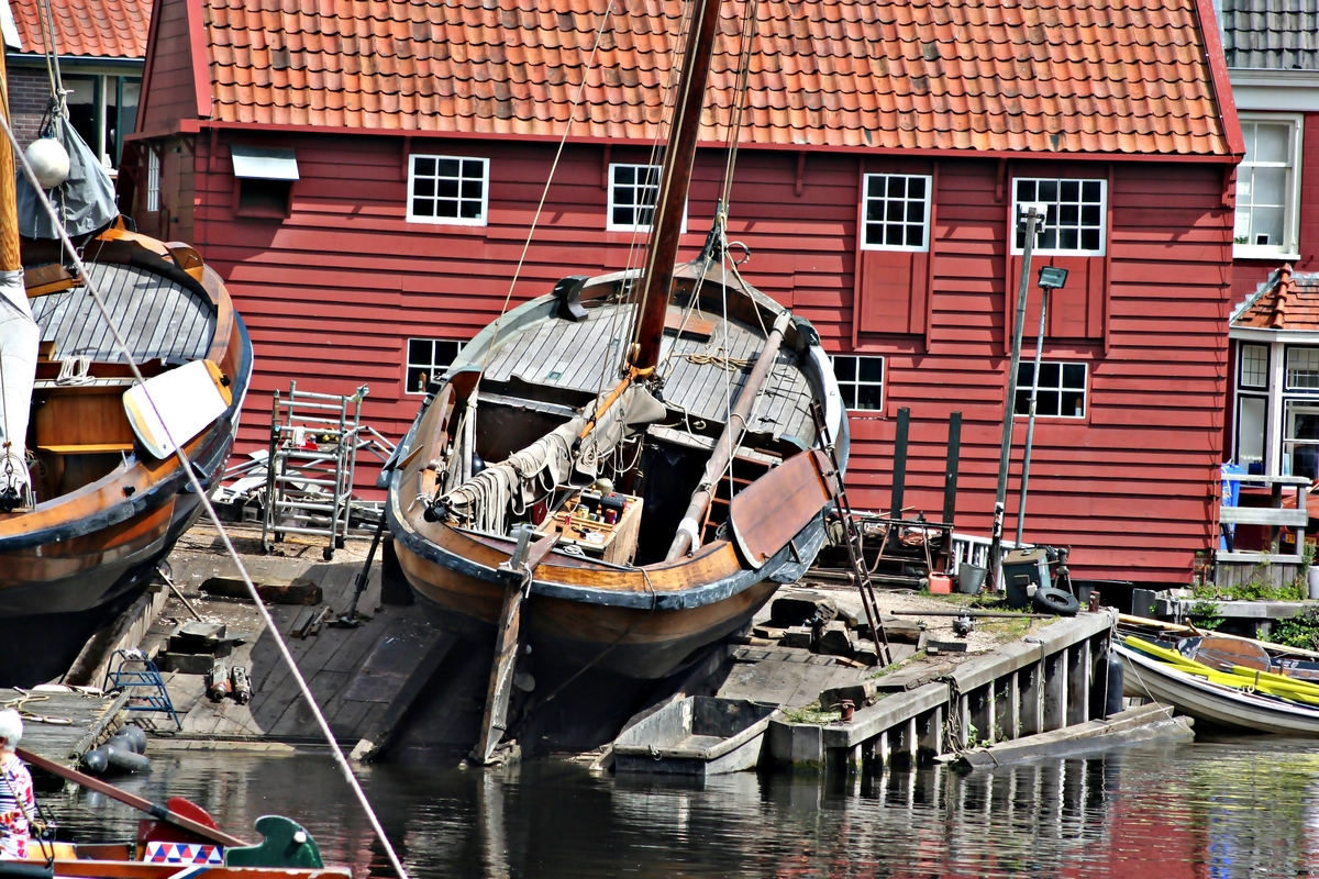 alte Werft in Niederlande