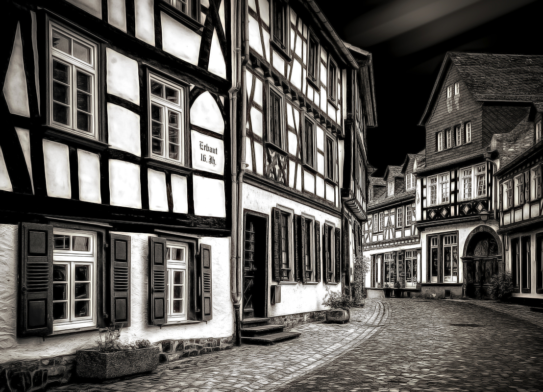 Eltville - Rosengasse sw