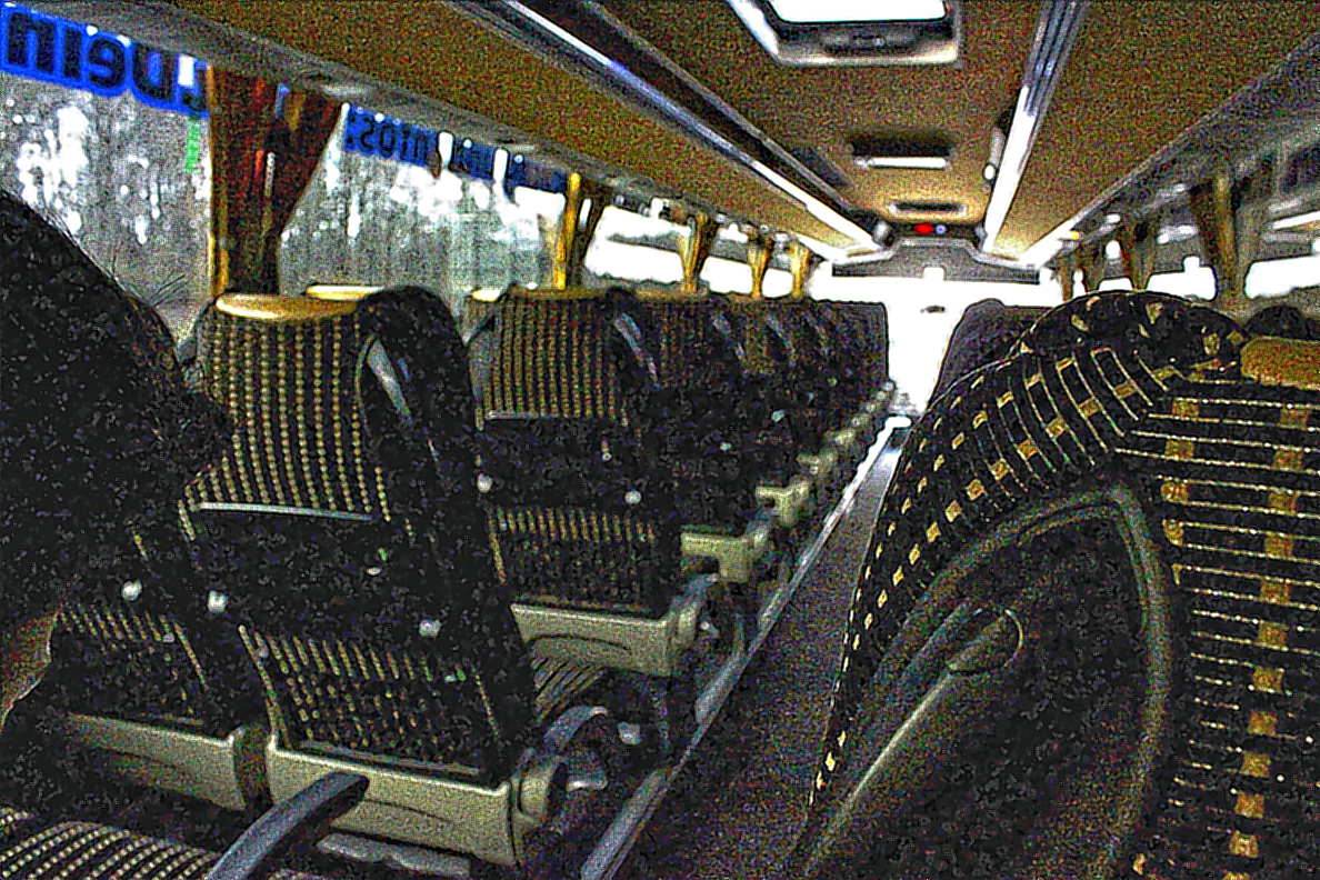 Allein im Bus !