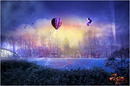 Die Ballon in der Nacht