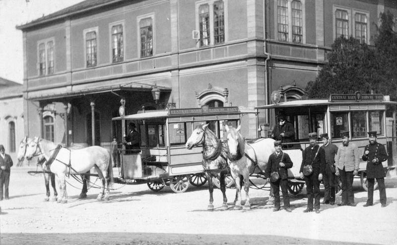 Der Vorläufer der Strassenbahn