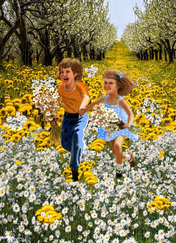 Frühlingsfreuden. 