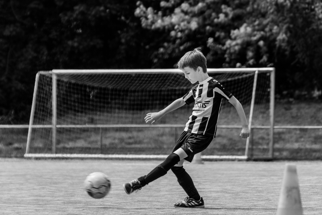 Nur Fussball im Kopf