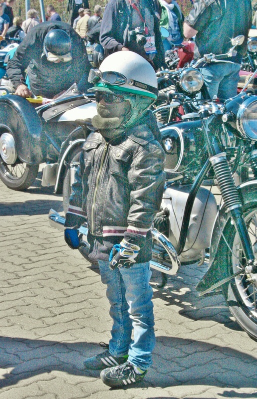 Der kleine, große Motorradfahrer