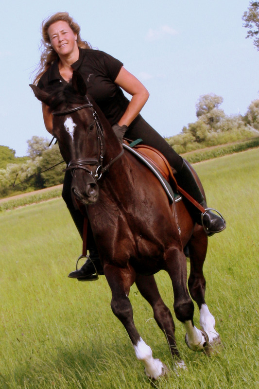 Margit beim reiten