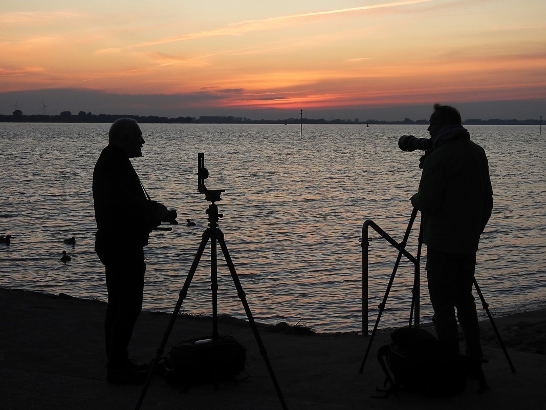 Zwei Hobbyfotografen