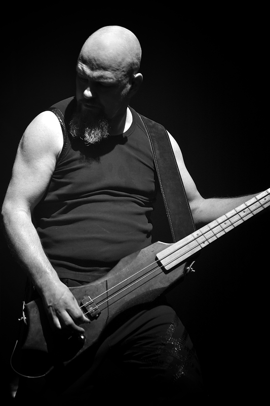 Der Zwei-Saiten-Bassist