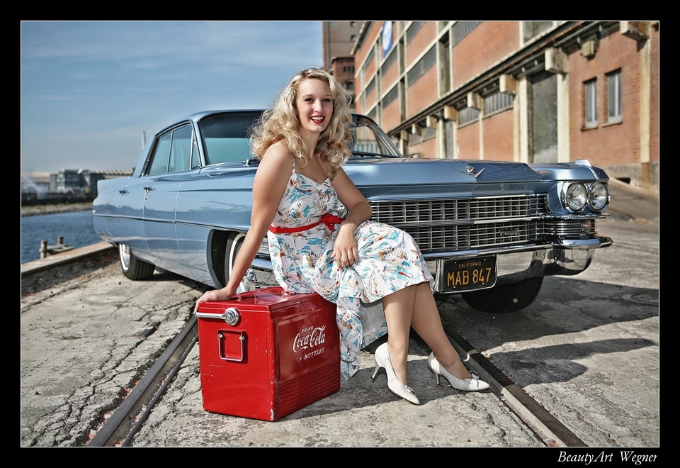 Ina and her Cadillac III