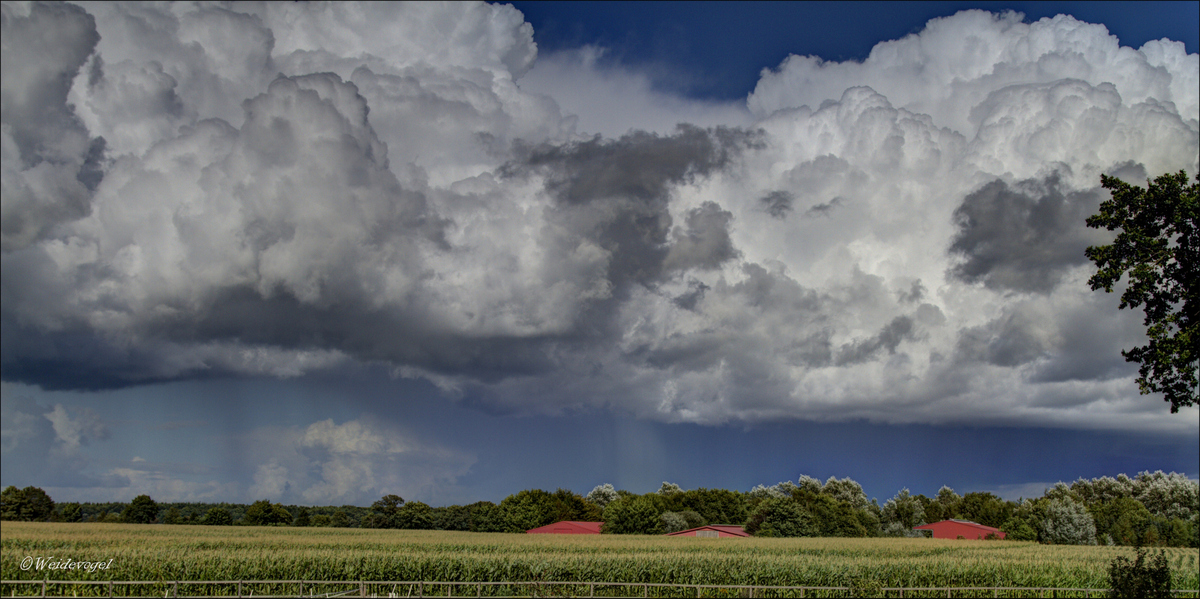 Wolken über Walchum