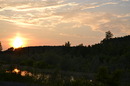 Romantischer Sonnenuntergang