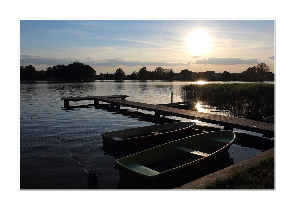 gestern abend am See