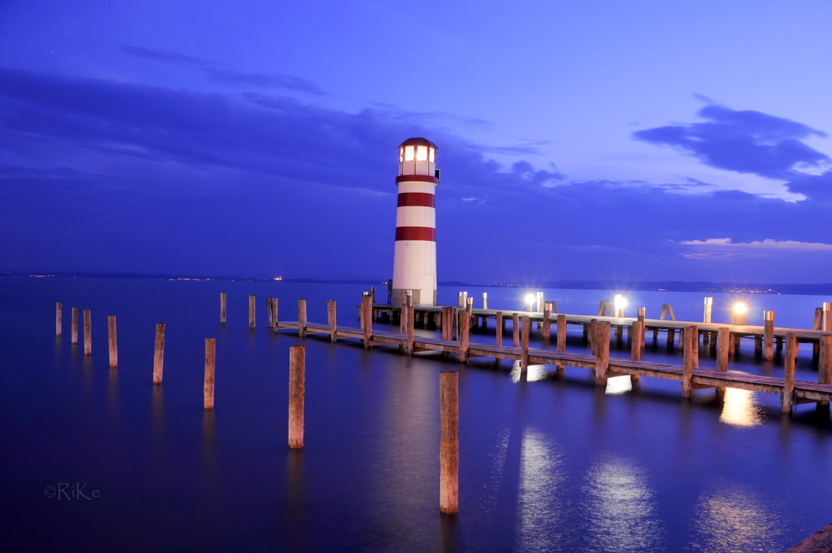 Blaue Stunde in Podersdorf