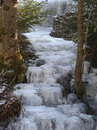 kleiner Bachlauf oder ein vereister Weg?
