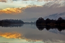 Die Drau bei Sonnenaufgang
