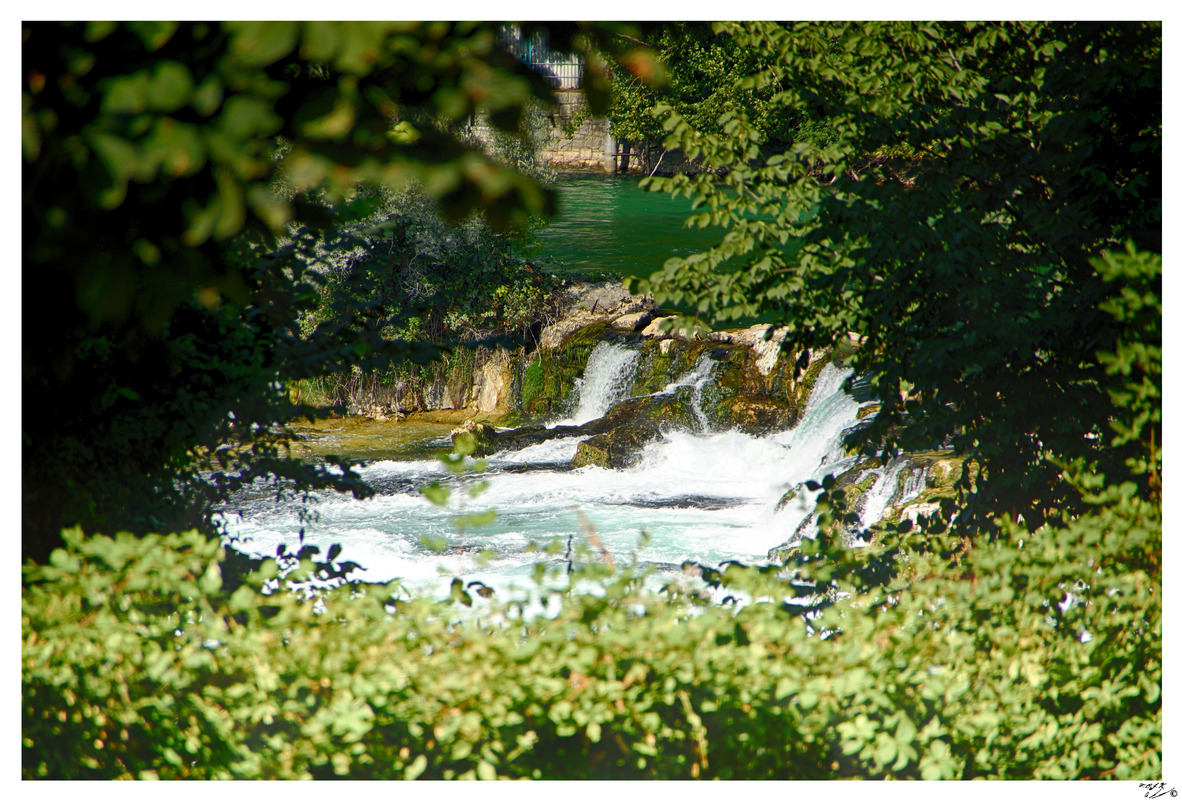 Schaffhausen / Rheinfall_24 Das Loch gefunden