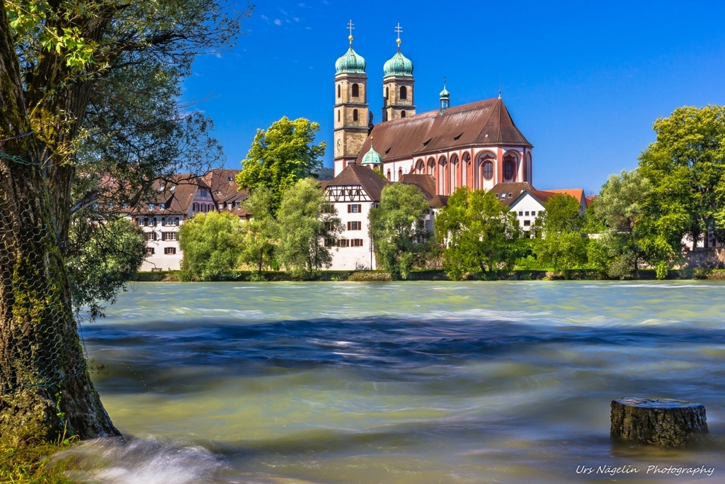 Am Rhein in Stein Kt.Aargau (CH) / Blick auf Bad Säckingen (D) 2