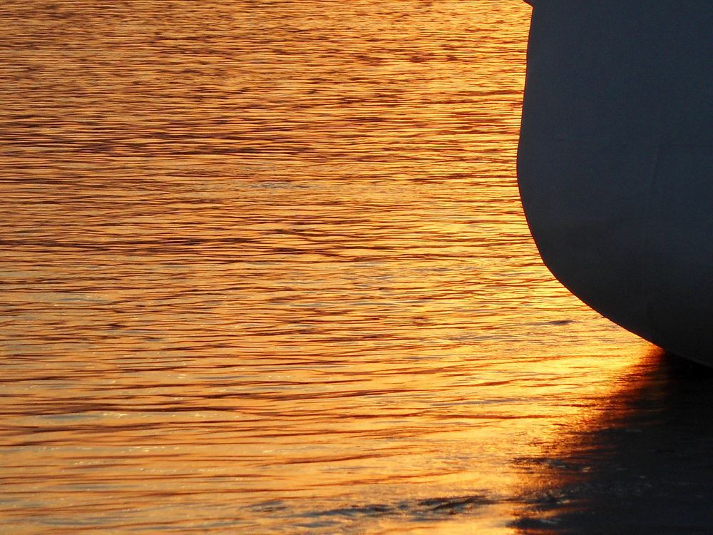 Abend an der Donau