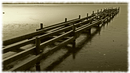 Der Steg in Sepia