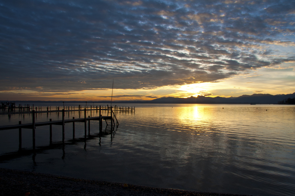 Sonnenaufgang am Chiemsee