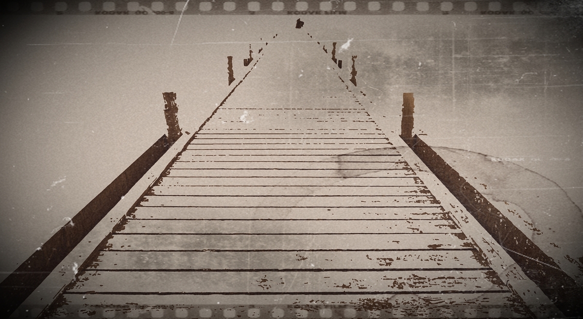 Eine Trilogie vom Steg im Dunst