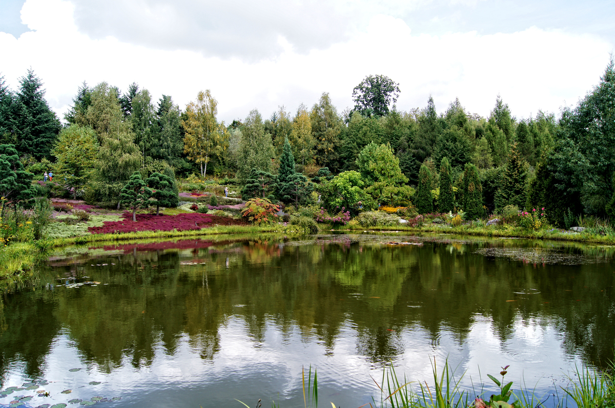 Teich im Nepal Himalaya Pavillon