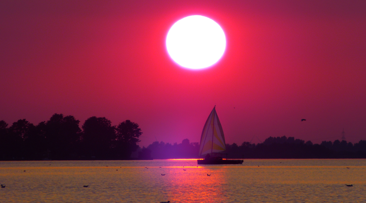 Segeln in der Abendsonne