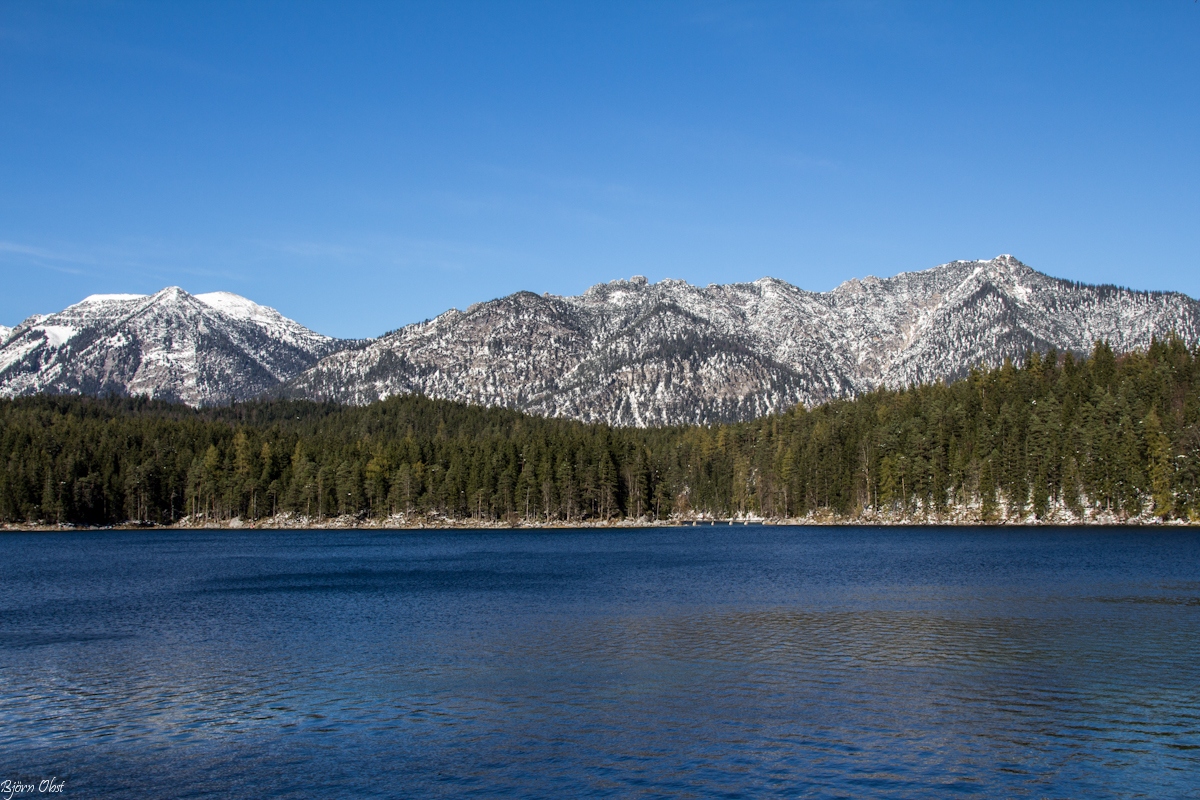 Am Eibsee bei Garmisch