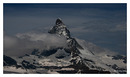 Matterhon im Nebel