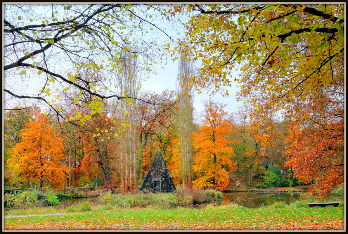 Landschaftspark im Herbst