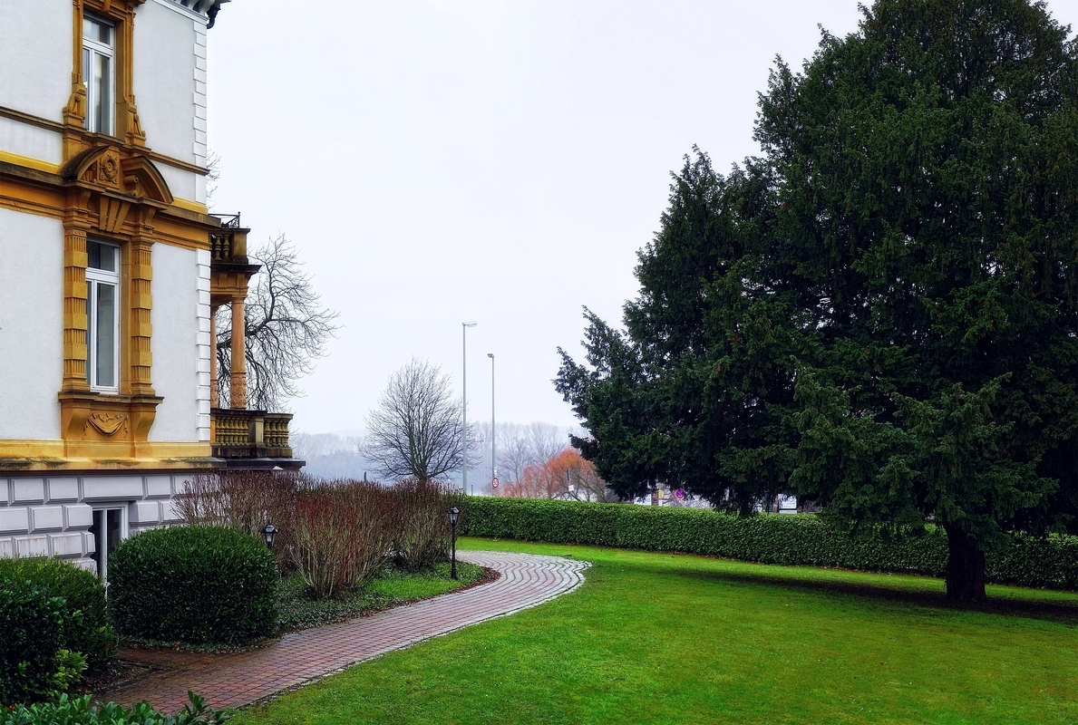 Blick aus meinem Fenster - Regentag